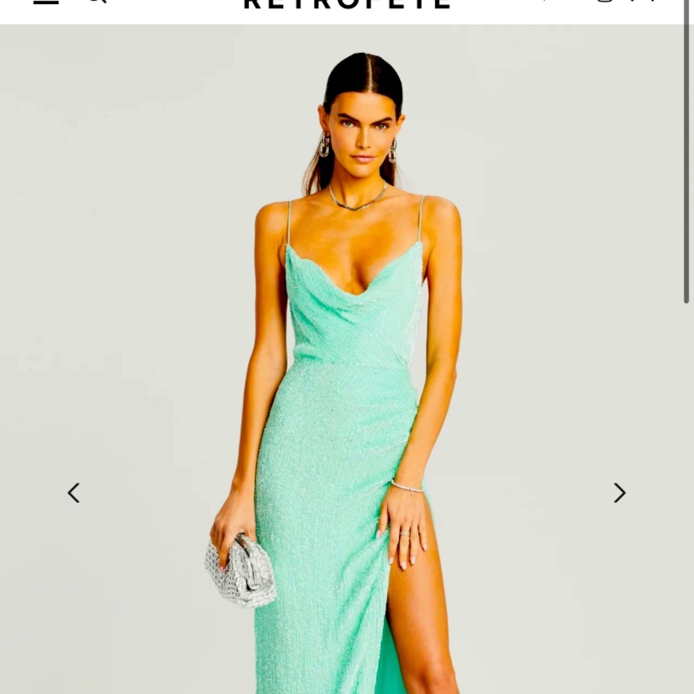 Retrofete kataya dress new with tags. Size XS Aqua